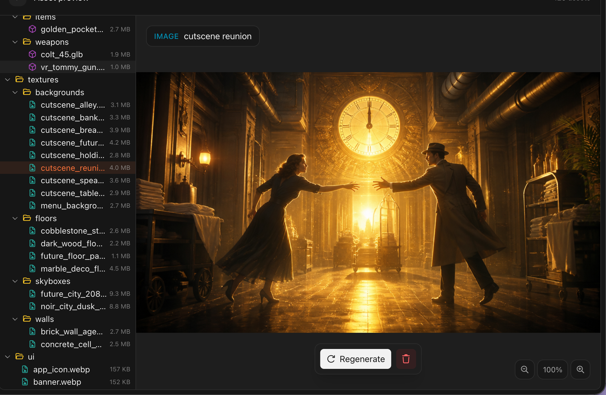 mafiasThroughTime level glimpse 5, rendered in-engine